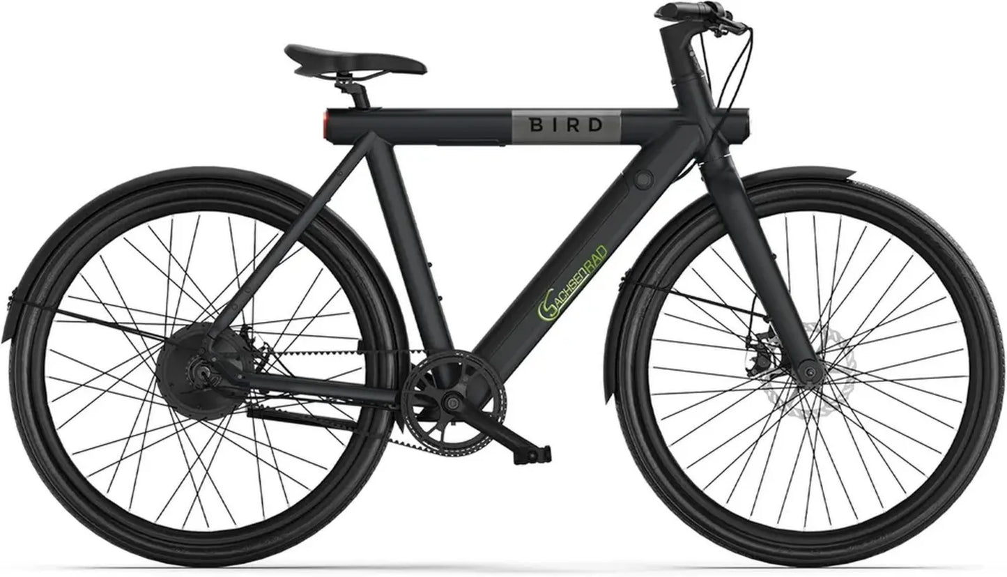 Vélo Électrique Urbain xBird C6R Connect 27,5' avec Antivol, Écran LCD et Lumières LED StVZO - Design Moderne, Unisexe, Noir