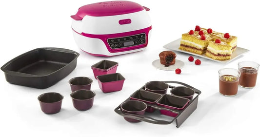Tefal Appareil à Gâteaux Intelligent avec Programmes Automatiques et Accessoires Créatifs