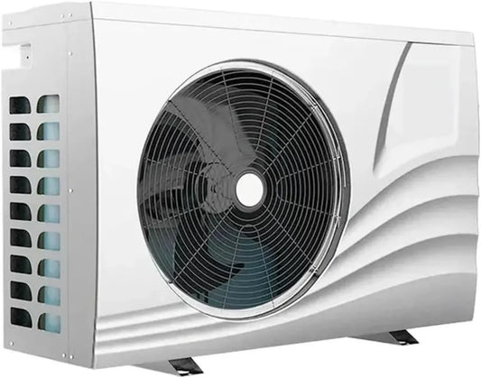 Pompe à Chaleur Air-Eau pour Piscine, Chauffage et Refroidissement Inverseur Économique (Blanc)