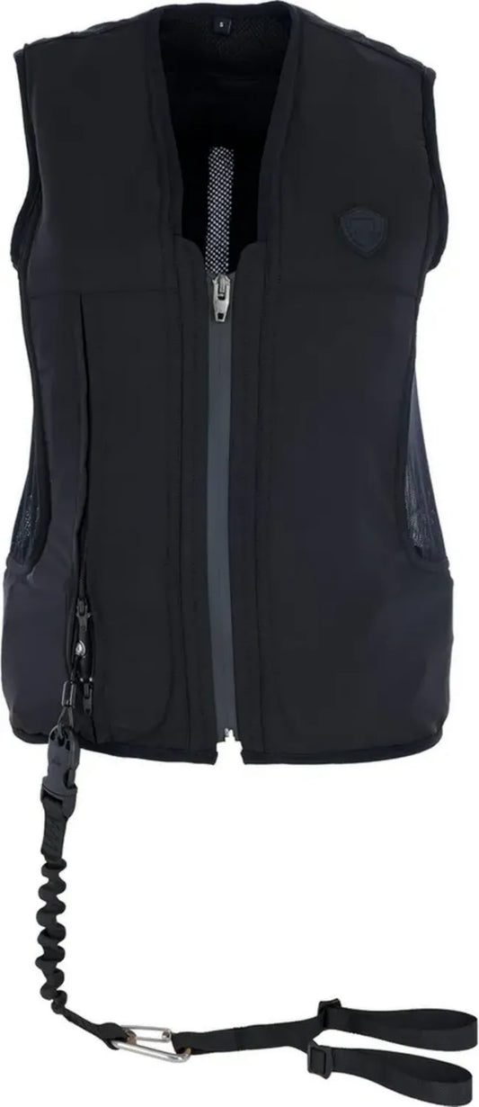 Gilet Airbag Noir en Nylon pour Cavalerie Covalliero Taille M
