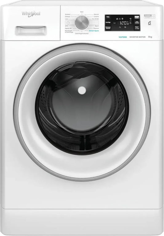 Lave-linge Whirlpool, Blanc, Économique